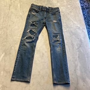 Abercrombie Kids Destroyed Skinny Jeans. Boys 11/12